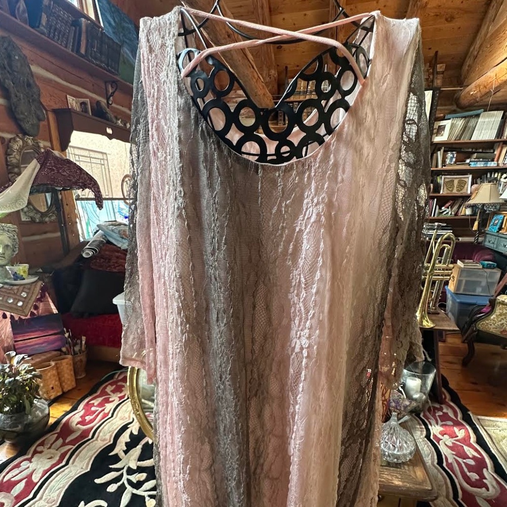Lacy shift dress